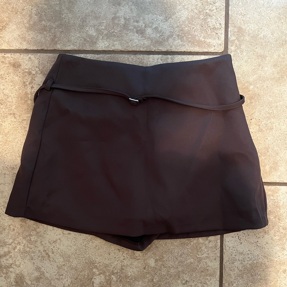 SHEIN brown skort